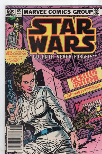 Star Wars #65 "Golrath Never Forgets!" News Stand Variant FN