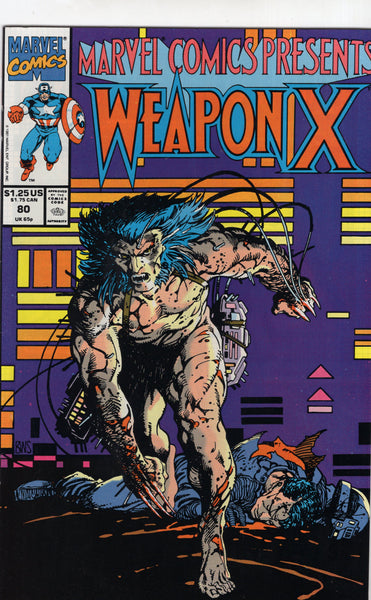 Marvel Comics Presents #80 Barry Smith Weapon X VF