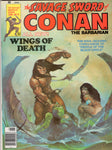 Savage Sword Of Conan #19 Wings Of Death! Bronze Age Sword And Sorcery Magazine FVF