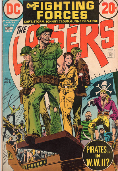 Our Fighting Forces #139 Pirates Of WWII Bronze Age VGFN