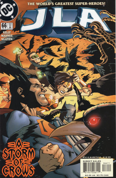 JLA #66 A Storm Of Crows! VFNM