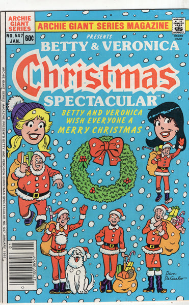 Archie Giant Series Magazine #547 Betty & Veronica Christmas Spectacular VGFN