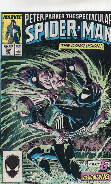 Spectacular Spider-Man #132 Kraven's Last Hunt! FN