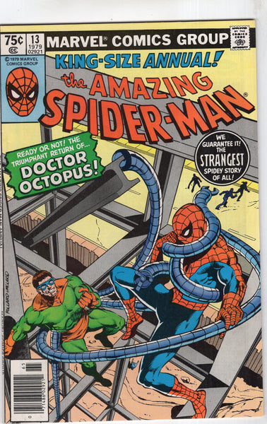 Amazing Spider-Man Annual #13 The Triumphant Return Of Doctor Octopus! Bronze Age FVF