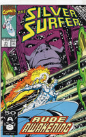 Silver Surfer #51 Infinity Gauntlet Crossover w/ Galactus! FN