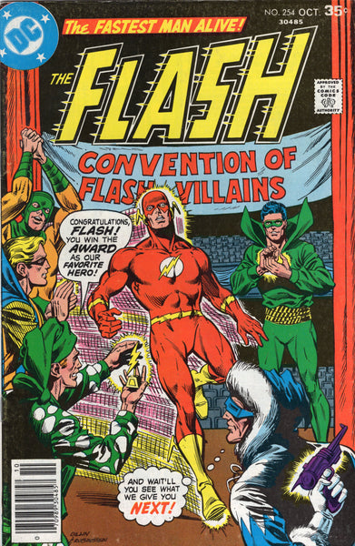 Flash #254 Convention Of Flash Villians! Bronze Age VGFN