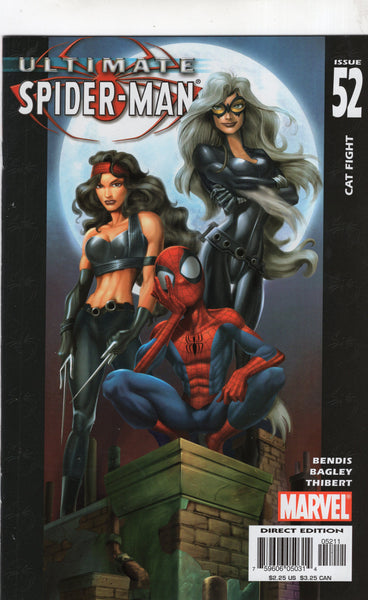 Ultimate Spider-Man #52 The Black Cat And Elektra!  VF-
