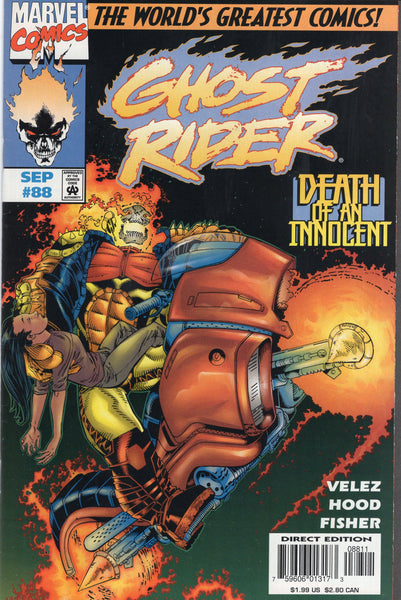 Ghost Rider Vol. 2 #88 Death Of An Innocent! HTF Later Issue VF