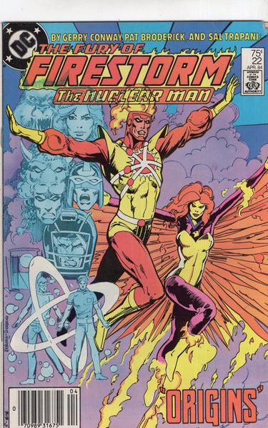 Firestorm The Nuclear Man #22 "Origins" News Stand Variant VG