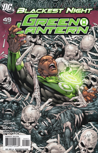 Green Lantern #49 Blackest Night VF