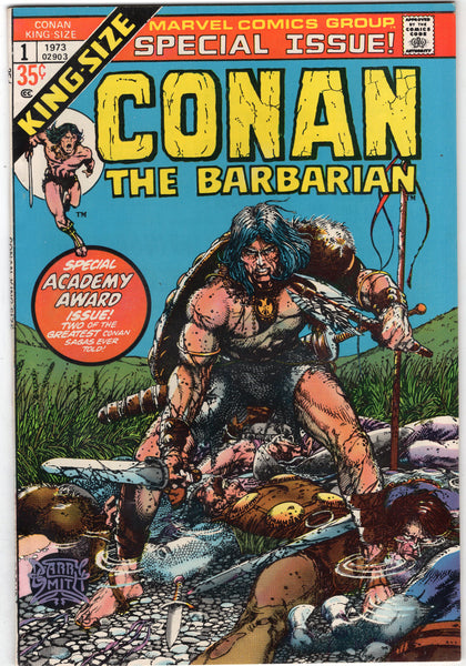 Conan The Barbarian King Size Annual #1 Barry Smith Roy Thomas Bronze Age Beauty VF