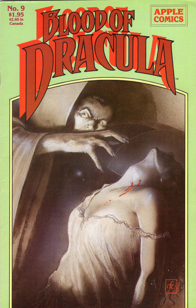 Blood Of Dracula #9 HTF Apple Comics Horror FVF