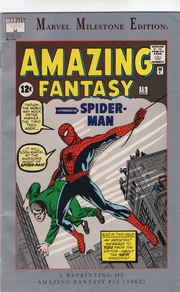 Marvel Milestone Edition Amazing Fantasy #15 Reprint VF