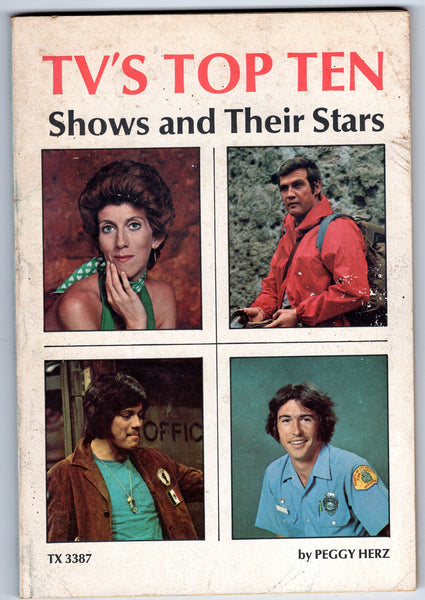 TV's Top Ten Shows And Their Stars Vintage 1970s Paperback Scholastic Books SMDM VG