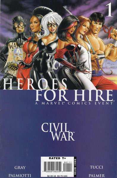 Heroes For Hire #1 Civil War Taking It To The Streets! First Print FN