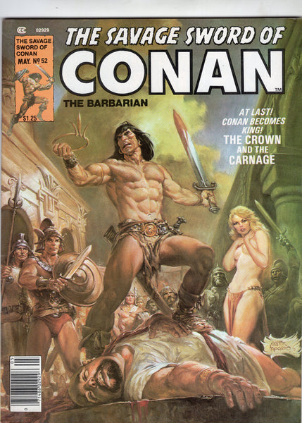 Savage Sword Of Conan #52 A King At Last! FVF