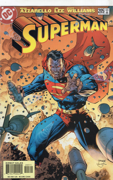 Superman #205 Jim Lee VFNM