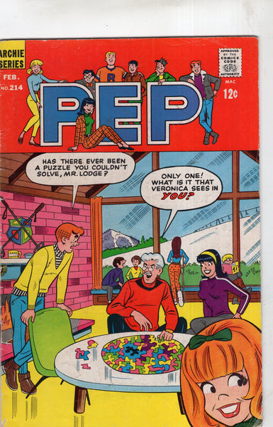 Pep #214 (Archie) Silver Age VG+