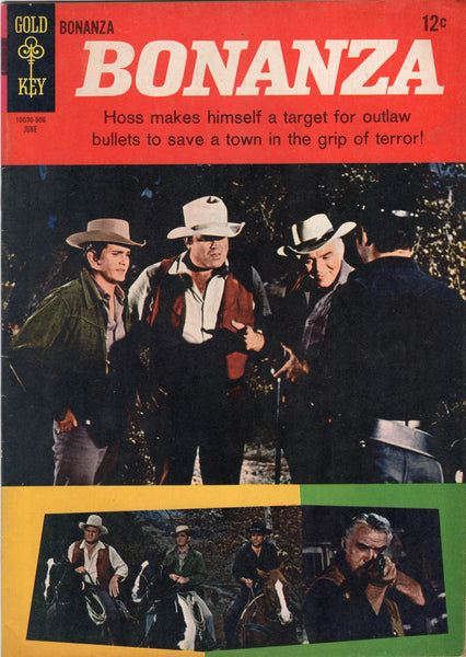 Bonanza #14 Photo Cover Gold Key Silver Age FN