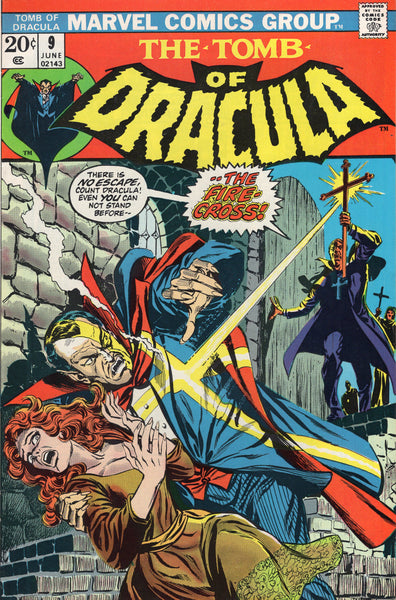 Tomb Of Dracula #9 "The Fire Cross!" Bronze Age Horror Classic Colan Art FN