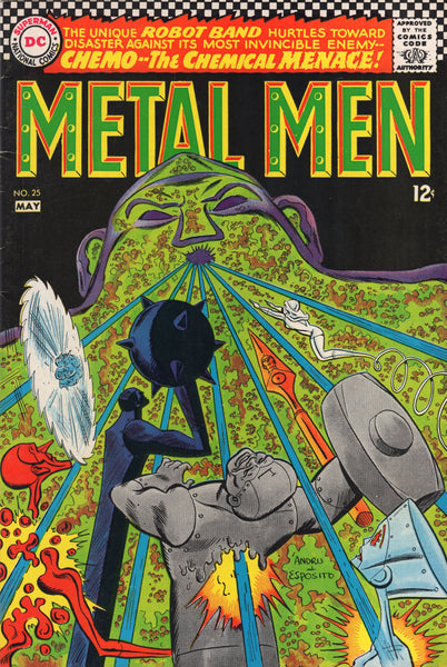 Metal Men #25 "Chemo - The Chemical Menace!" Silver Age Classic FN