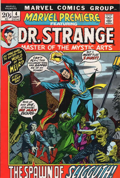 Marvel Premiere #4 Featuring Doctor Strange "The Spawn Of Slugguth!" Barry Smith & Frank Brunner Art (wow!) FVF