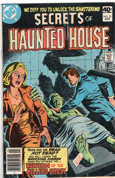 Secrets Of Haunted House #23 "Return Of The Killers Ghost" Bronze Age Horror VGFN