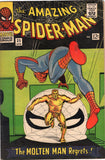 Amazing Spider-Man #35 "The Molten Man Regrets...!" Lee & Ditko Silver Age Classic VG