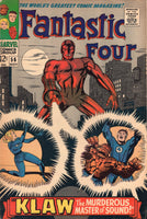 Fantastic Four #56 Klaw The Murderous Master Of Sound! Silver Age Classic VG+