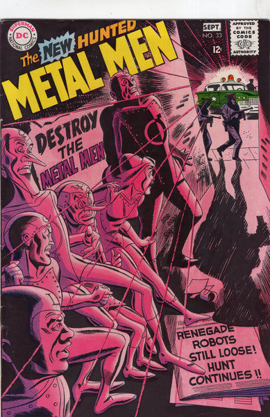 Metal Men #33 "Hunted!" Silver Age Classic FN