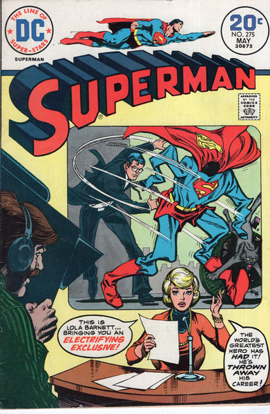 Superman #275 "An Electrifying Exclusive!" Bronze Age VGFN