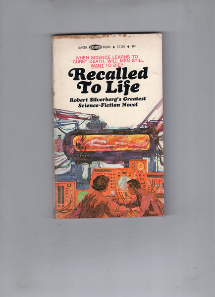 Robert Silverberg "Recalled To Life" Vintage Sci-Fi Paperback VG
