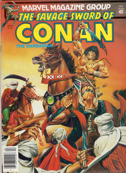 Savage Sword of Conan #63 VG