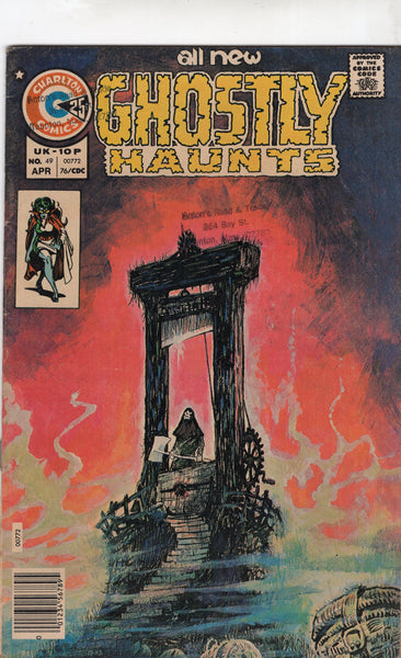 Ghostly Haunts #49 Charlton Bronze Age Horror VG