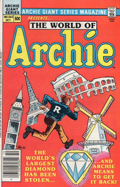 Archie Giant Series Magazine #543 "The World Of Archie" VG