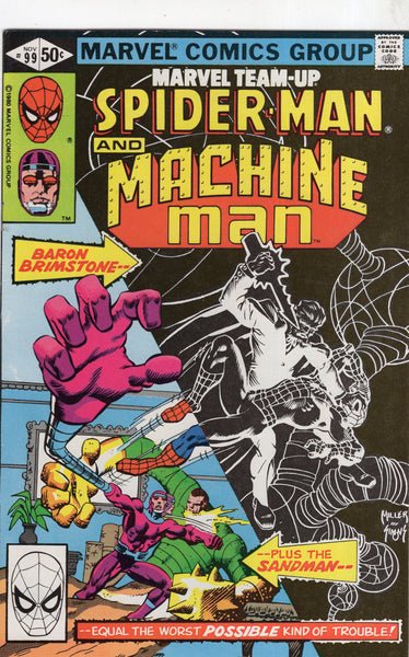 Marvel Team-Up #99 Spidey And Machine Man Miller Cover VF-