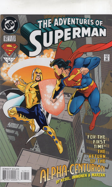 Adventures Of Superman #527 The Return Of The Alpha-Centurion! VF+