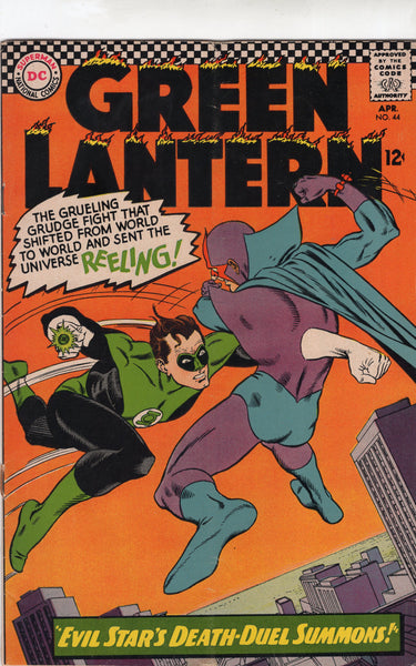 Green Lantern #44 Evil Star's Death-Duel Summons! Silver Age Classic Subscription crease VG+