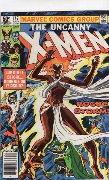 Uncanny X-Men #147 Doom & Rogue Storm! News Stand Variant FN