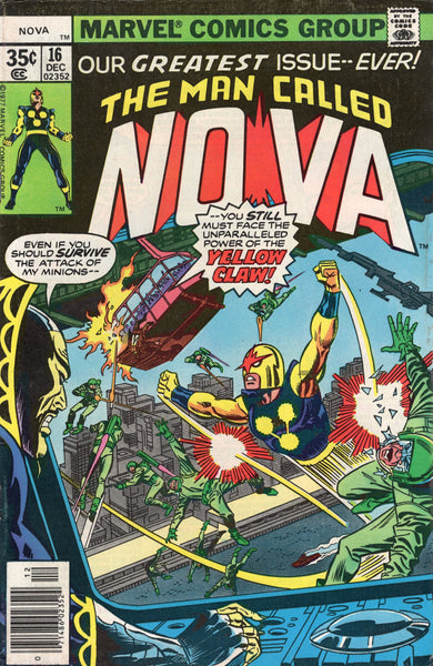 Nova #16 The Yellow Claw Bronze Ae VGFN