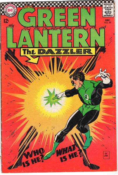 Green Lantern #49 The Dazzler! Lower Grade Silver Age Classic GD