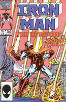 Iron Man #207 When The Sky Rains Fire! VF