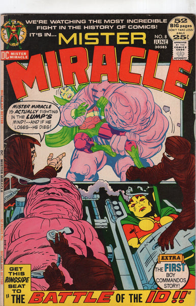 Mister Miracle #8 Bronze Age Giant Sized Kirby Classic! VG+