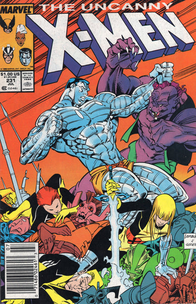 Uncanny X-Men #231 Dressed For Dinner? News Stand Variant VGFN
