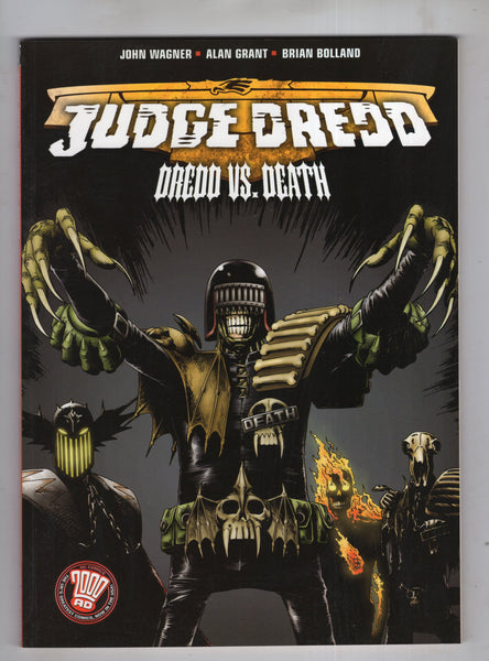 Judge Dredd vs Death Trade Paperback DC UK 2000 AD HTF Bolland Art VFNM