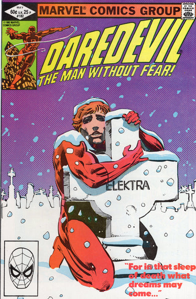 Daredevil #182 Elektra Is Alive! Frank Miller Key VF