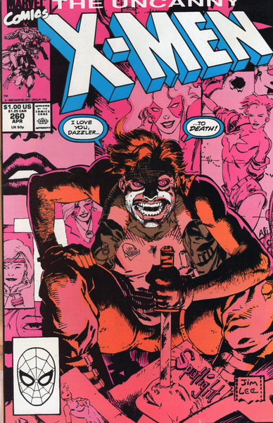 Uncanny X-Men #260 I Love you Dazzler, to Death... Lee/Sylvestri Art VFNM