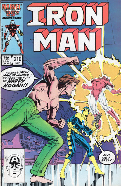 Iron Man #210 The Fury Of Happy Hogan! VF