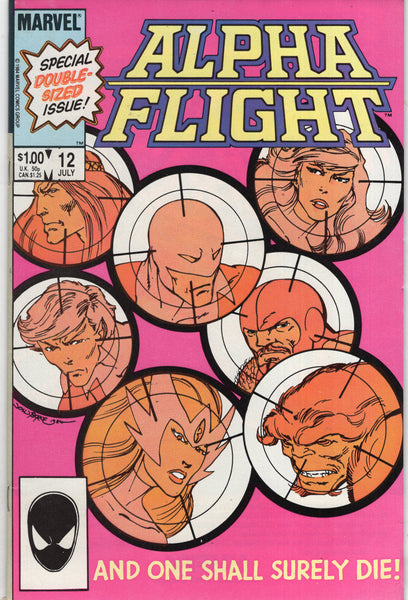 Alpha Flight #12 "And One Shall Surely Die!" Key Byrne Story And Art VF