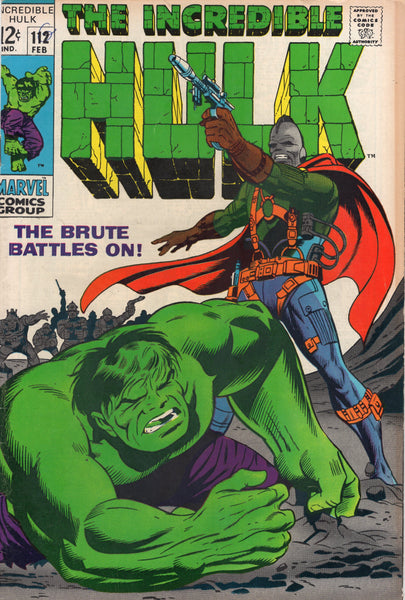 Incredible Hulk #112 "The Brute Battles On!" Silver Age VGFN